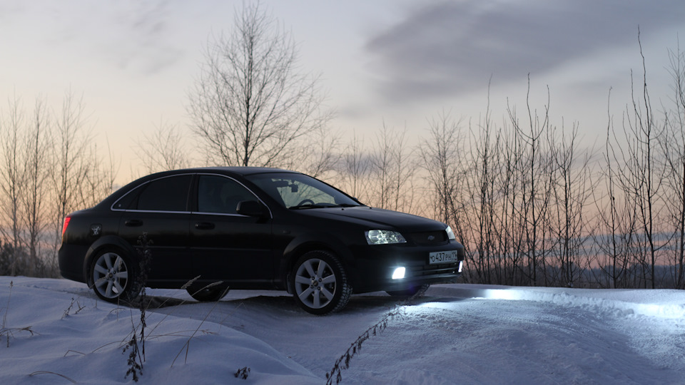 Chevrolet Lacetti седан зимой