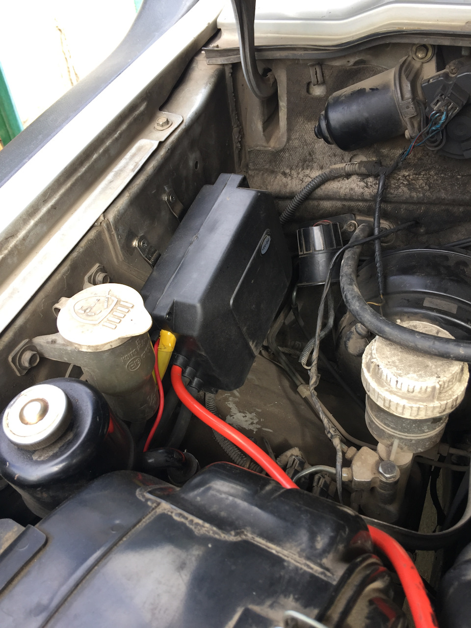 Подключение лебедки (финал) — Mitsubishi Pajero (2G), 2,8 л, 1993 года ...