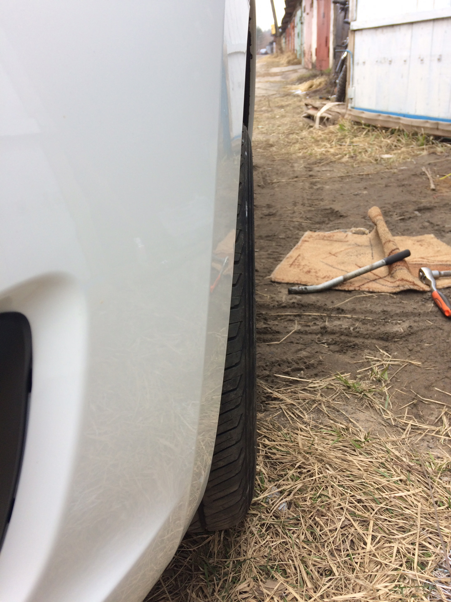 Проставки на ступицу — Lada Гранта (1G), 1,6 л, 2016 года | колёсные ...