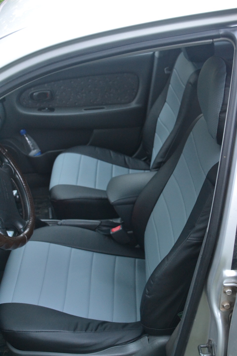 №42. Чехлы из ЭкоКожи — KIA Spectra, 1,6 л, 2008 года | аксессуары | DRIVE2