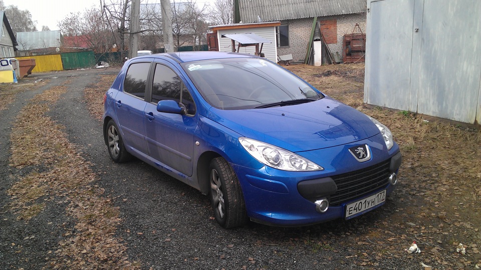 ремонт или покупка нового бампера — Peugeot 307, 1,6 л, 2007 года ...