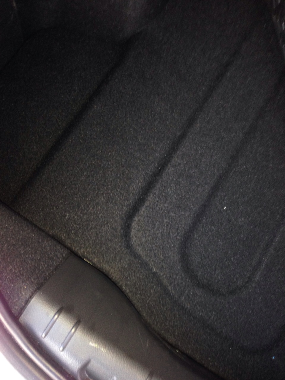 Резиновый коврик в багажник — Chevrolet Cruze (1G), 1,4 л, 2013 года ...