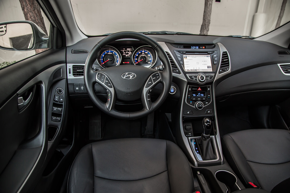 Hyundai elantra md интерьер