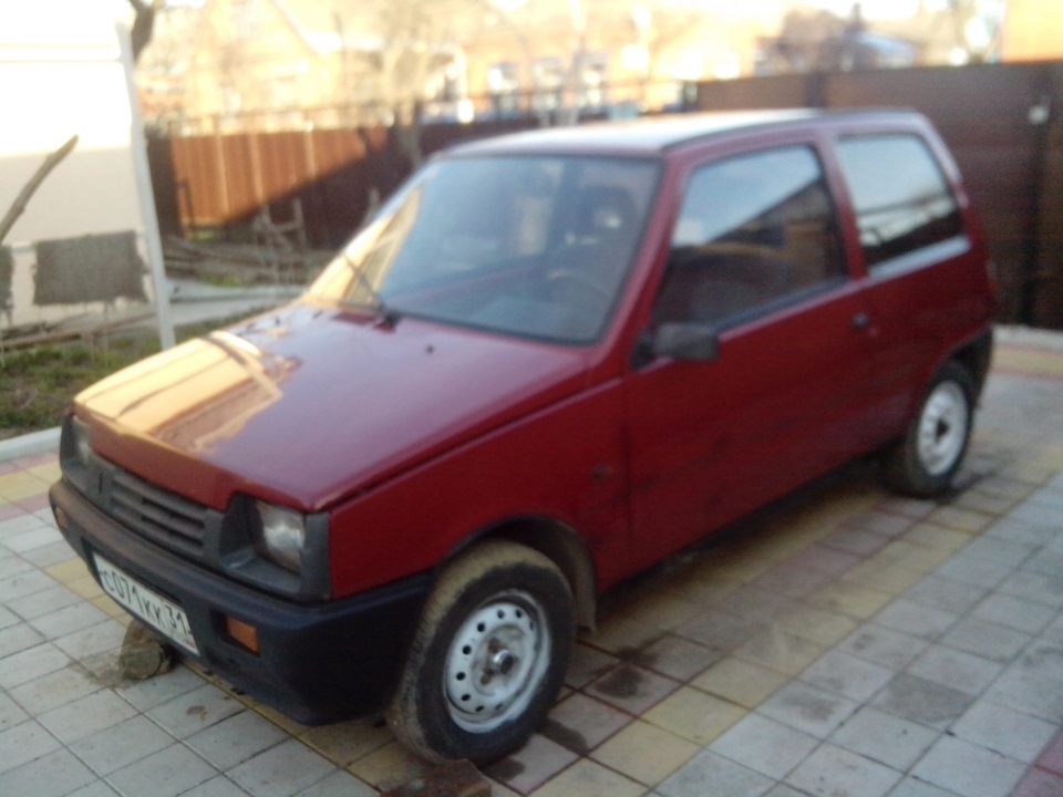 Что плюется у меня, выхлопная моя труба… — Lada Ока 11113, 0,8 л, 2002 ...