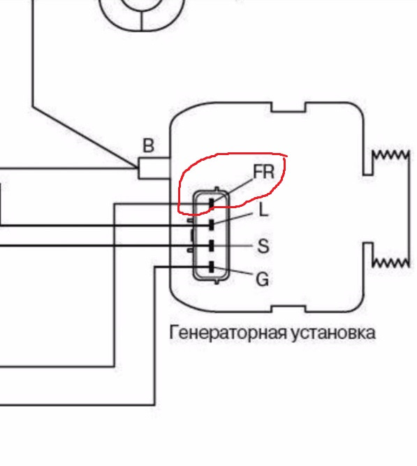 Генератор mitsubishi схема