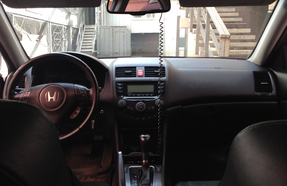 ☣Вывод реактивного тумблера на панель☣ — Honda Accord (7G), 2 л, 2006 ...