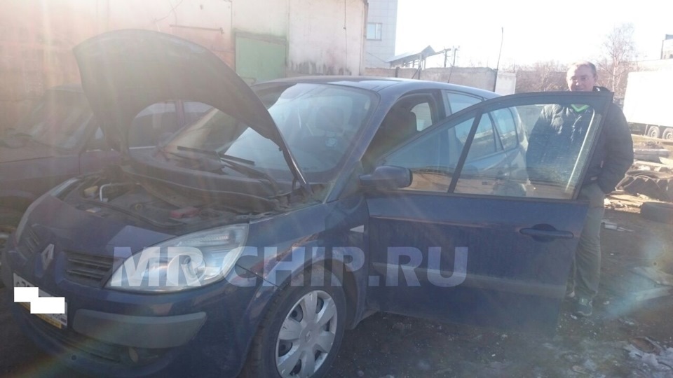 Renault Scenic программное отключение и физическое удаление сажевого ...