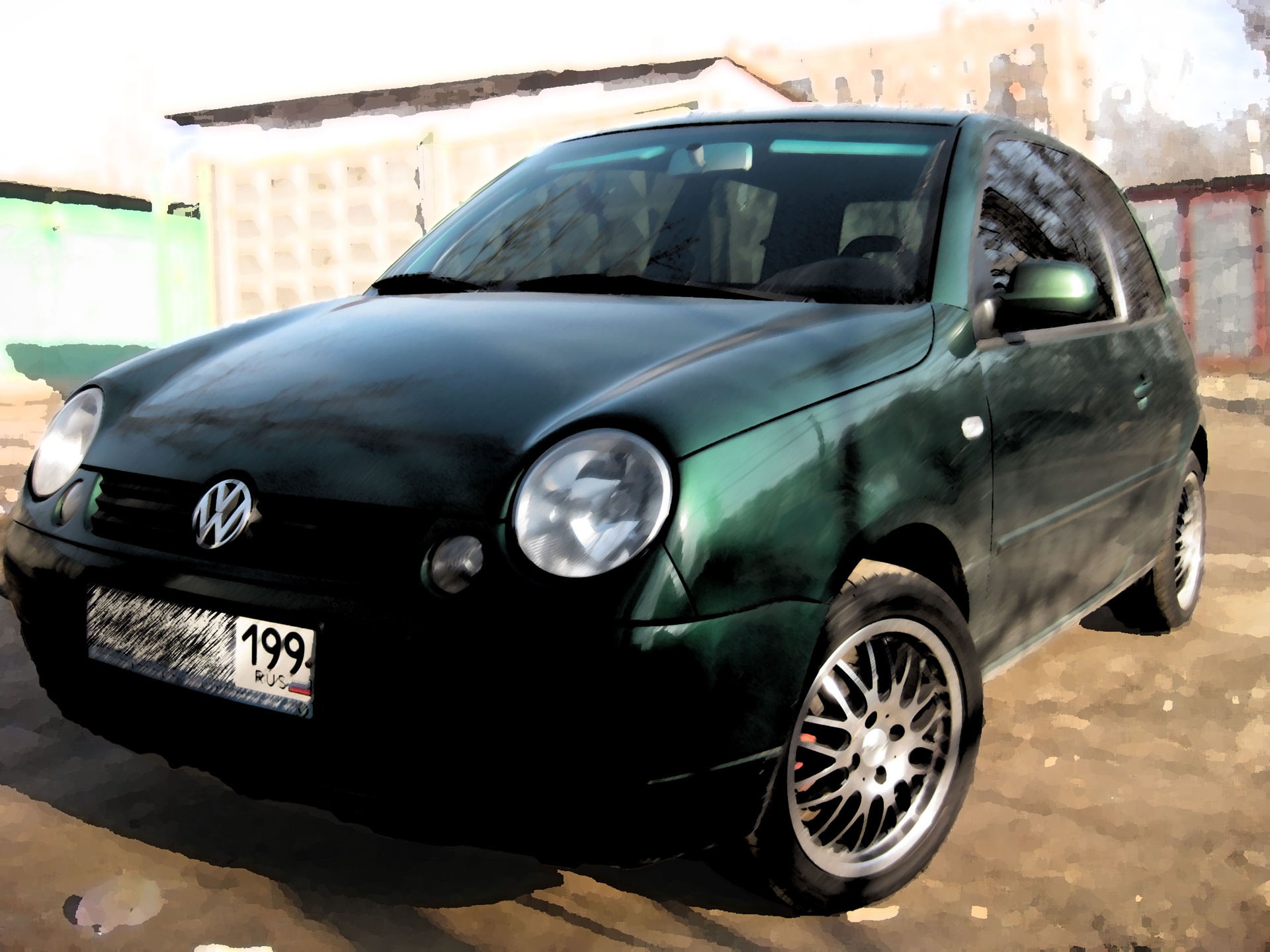 Переобулись — Volkswagen Lupo, 1,4 л, 2000 года | колёсные диски | DRIVE2
