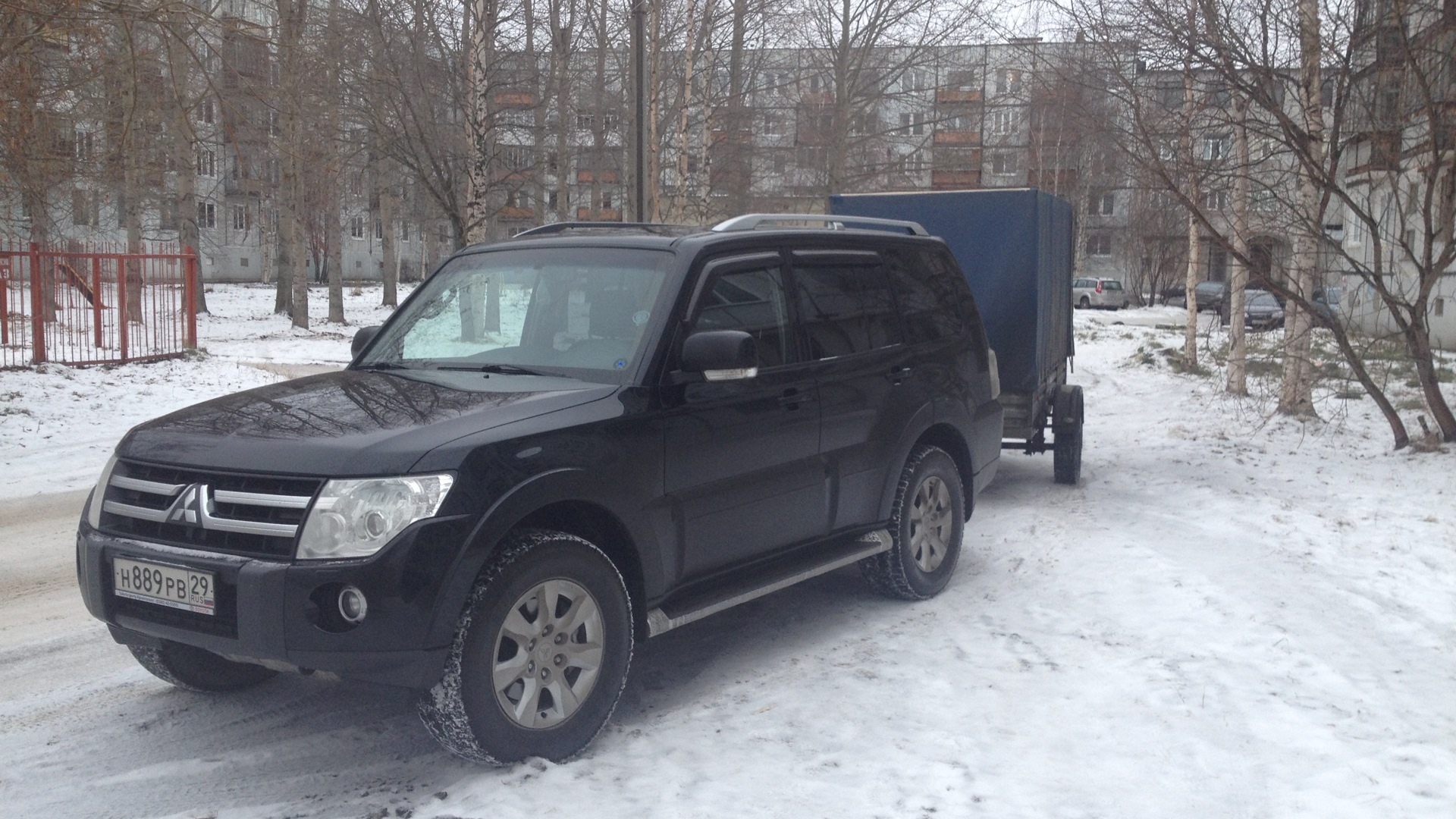 Mitsubishi Pajero (4G) 3.2 дизельный 2008 | Танк ТД-3,2 на DRIVE2