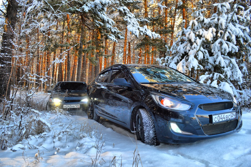 hyundai solaris зимой hyundai solaris зимой