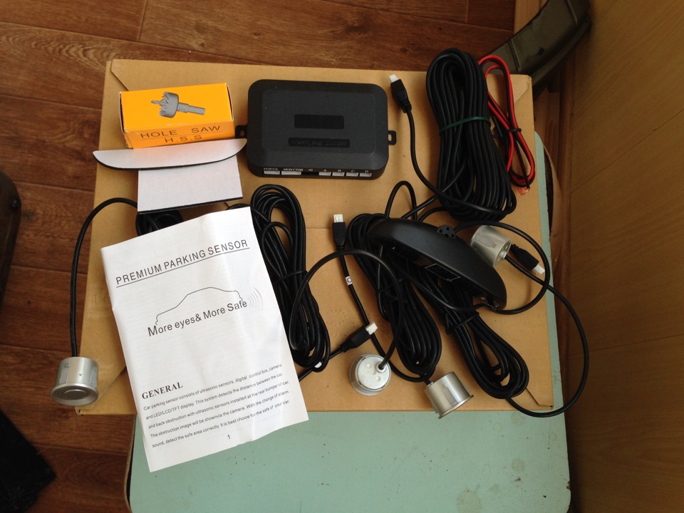 Покраска датчиков парктроника и снятие шильдика с капота — LADA 2114, 1 ...