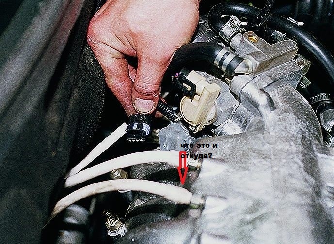 Замена РХХ ( регулятор холостого хода ) - Lada 2115, 1,6 л, 2007 года запчасти D