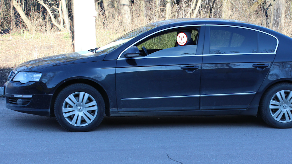 Отмороженный Пассат — Volkswagen Passat B6, 2 л., 2006 года | прикол ...
