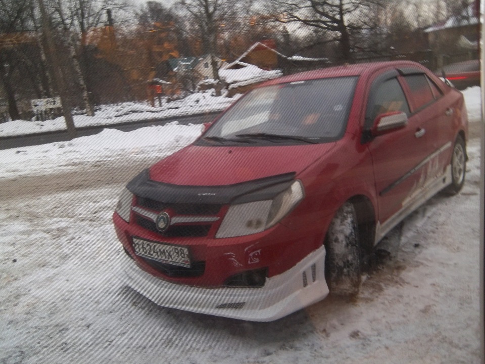 бампер geely mk cross