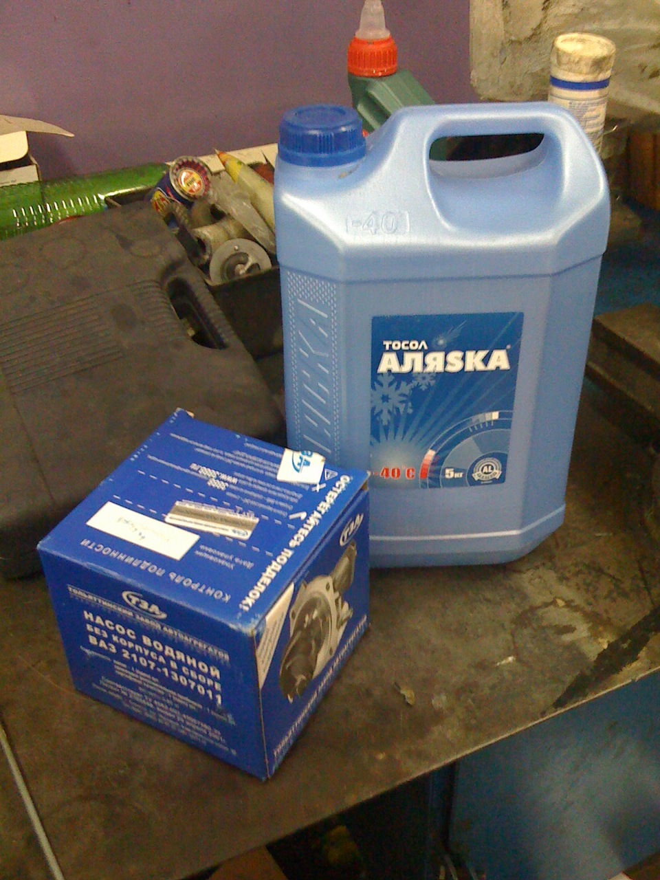 Замена помпы. — Lada 2107, 1,5 л, 2000 года | визит на сервис | DRIVE2