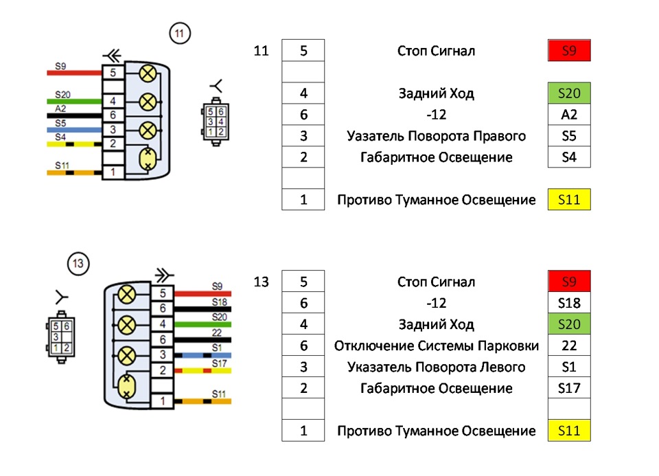 Калина 2 универсал стандарт схема