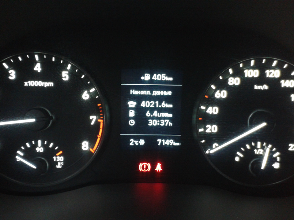 Расход топлива — Hyundai Solaris (2G), 1,4 л, 2017 года | заправка | DRIVE2