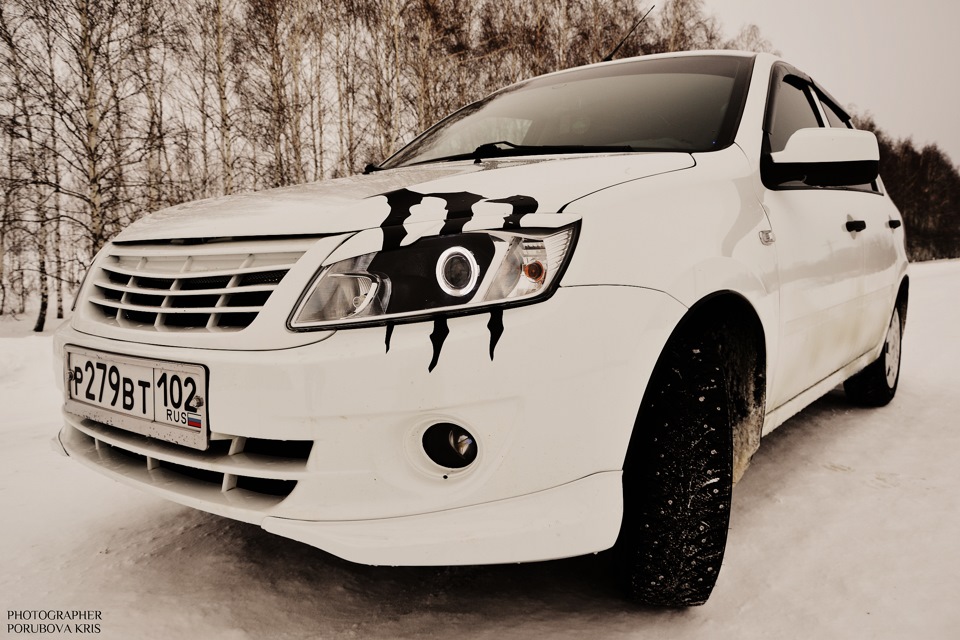 Дневные Ходовые Огни — Lada Гранта, 1,6 л, 2013 года | электроника | DRIVE2