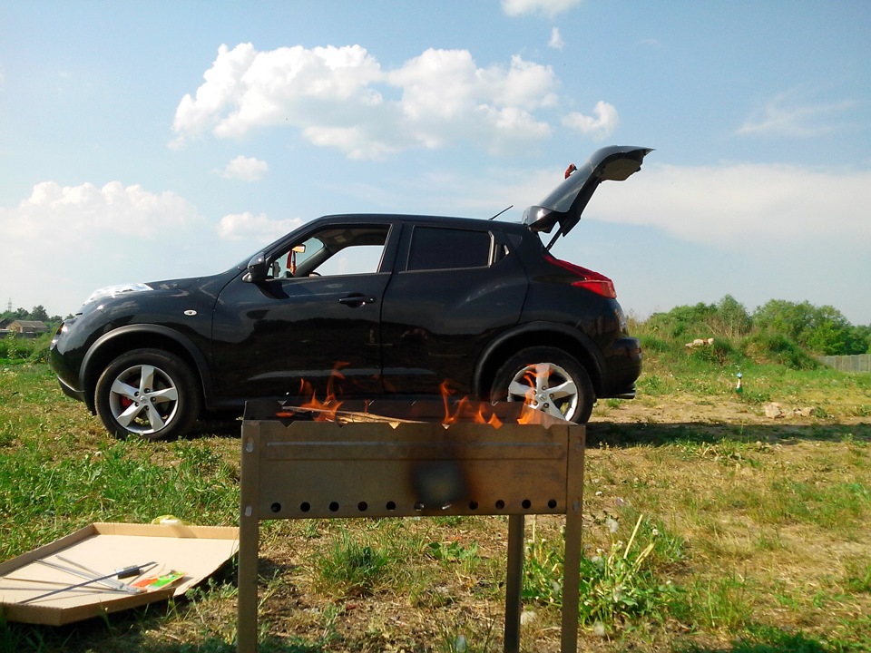 жучки, шашлычки — Nissan Juke (1G), 1,6 л, 2014 года | фотография | DRIVE2
