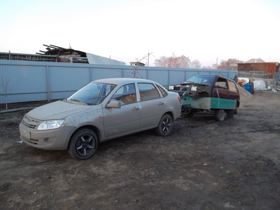 Установил прицепное ТСУ — Lada Гранта (1G), 1,6 л, 2014 года | тюнинг ...