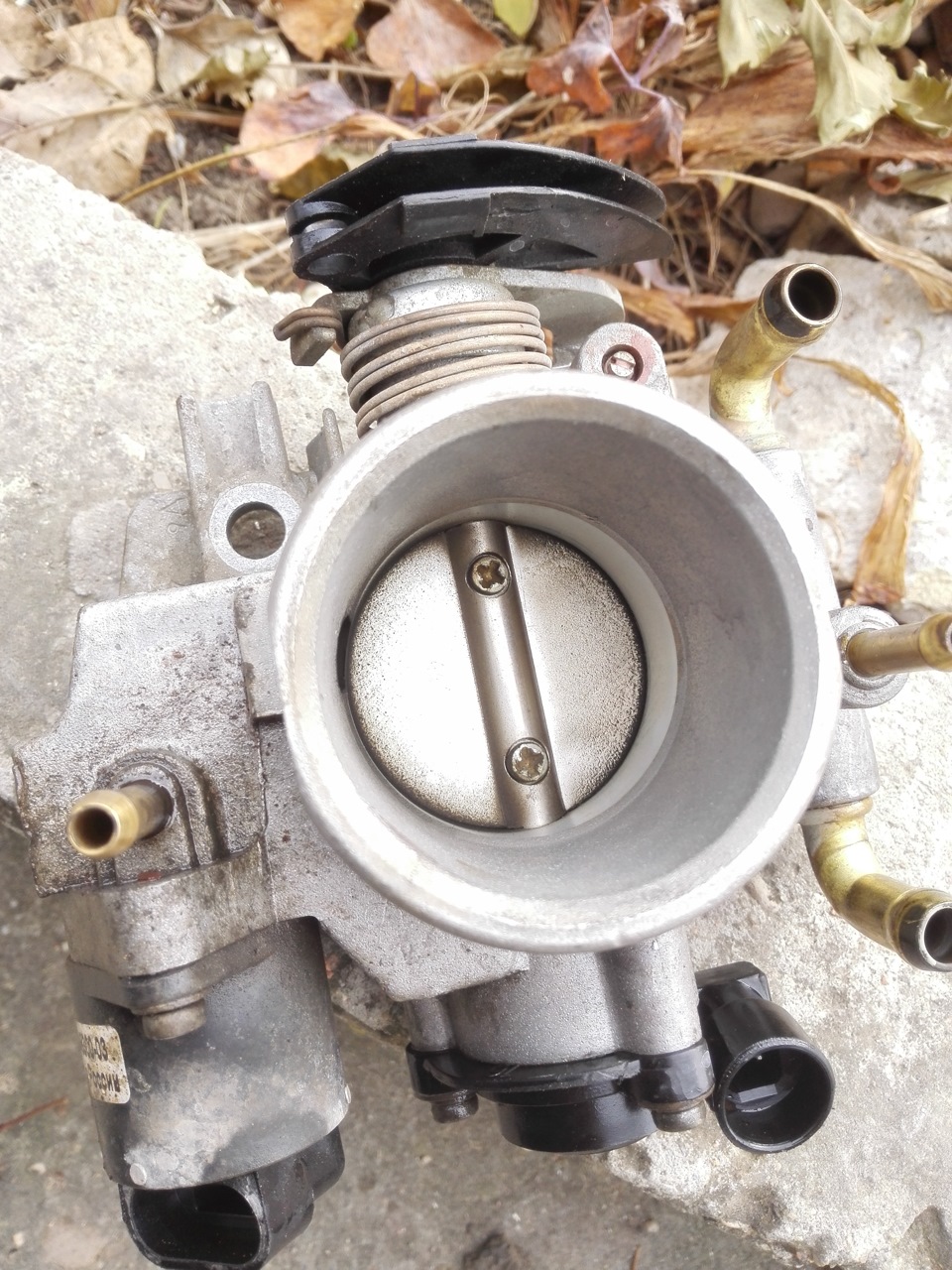 Промывка дроссельной заслонки — Lada Приора седан, 1,6 л, 2009 года ...