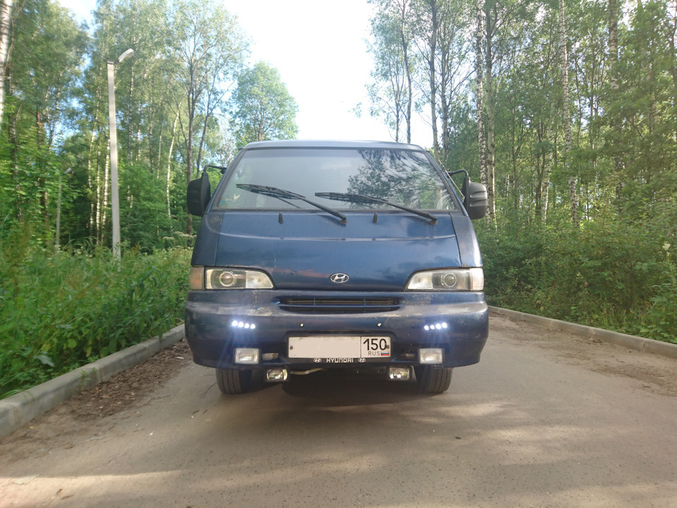 Блок управление ДХО из блока сигнализации APS — Hyundai Grace (2G), 2,5 ...