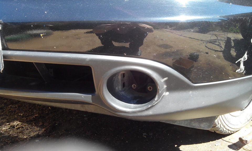 Замена противотуманки. — Infiniti FX (1G), 3,5 л, 2004 года ...