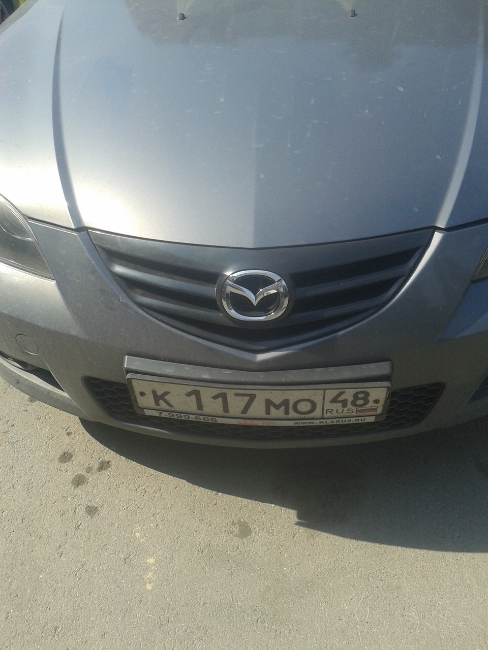 Новая решетка радиатора. — Mazda 3 (1G) BK, 1,6 л, 2008 года | тюнинг ...