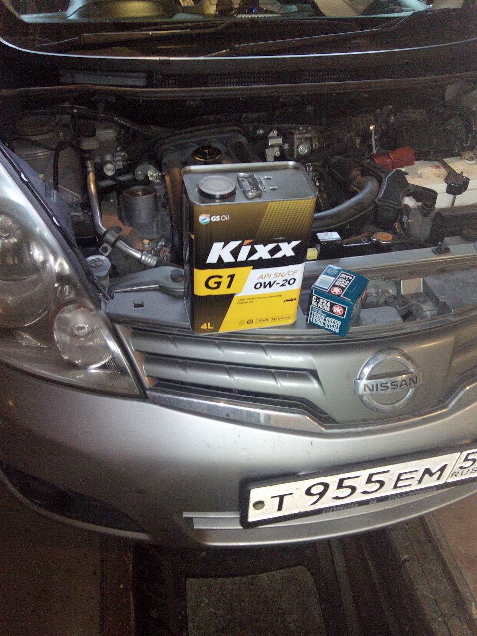 ждёт чистенькую масляную — Nissan Note (1G)