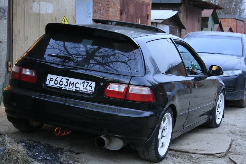 Хондогараж Краснодар. — Honda Civic Hatchback (5G), 1,6 л, 1995 года ...