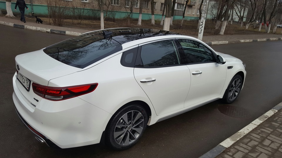 Kia Optima 2018 белая