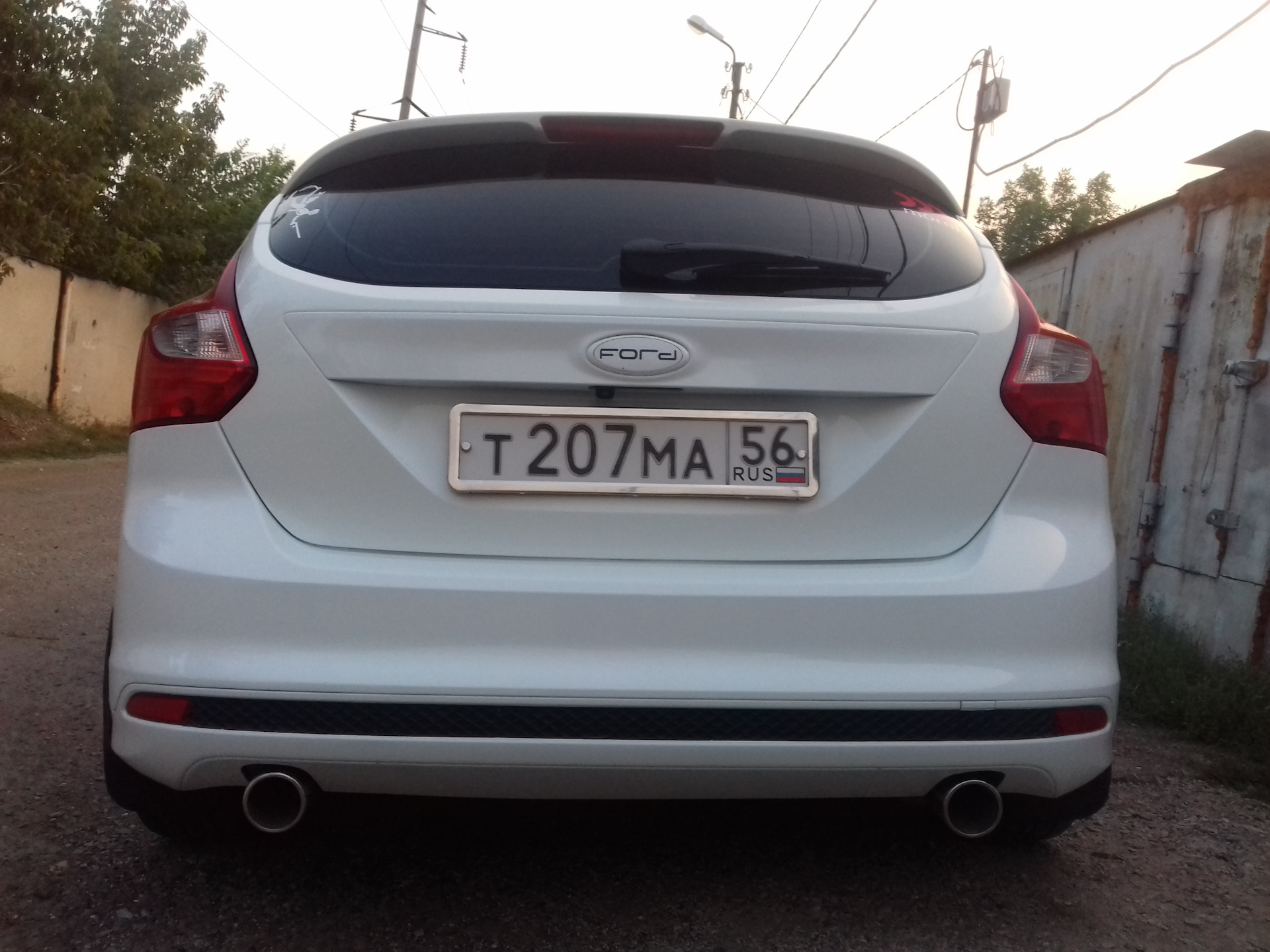 Разводка глушителя Ford Focus 2