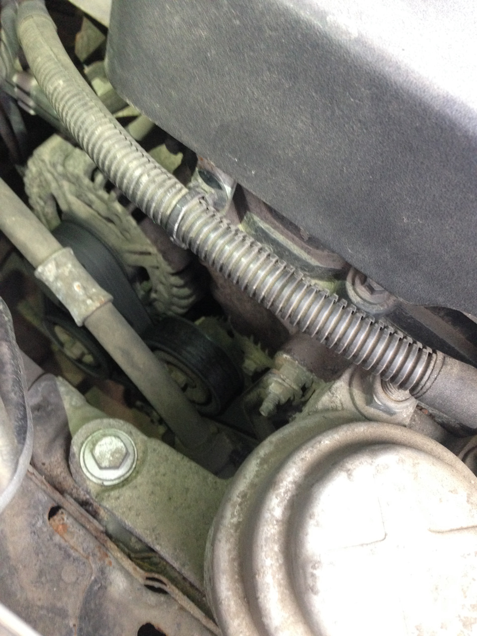 Замена паразитного ролика — Ford Mondeo IV, 2 л, 2007 года | своими ...