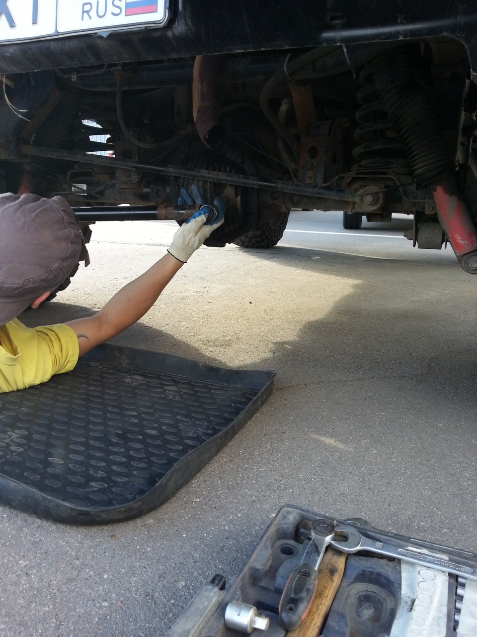 Рычагом от джека — SsangYong Korando (2G)