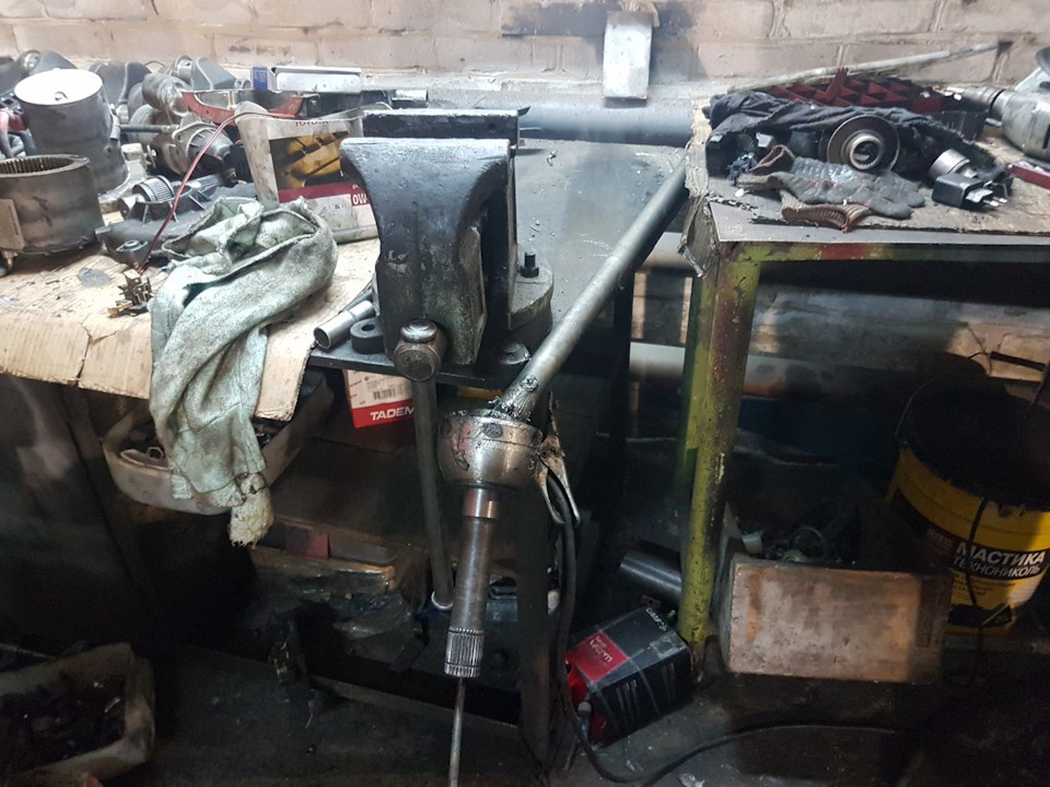 как снять шрус с полуоси — Nissan Safari (Y60), 4,2 л, 1991 года ...