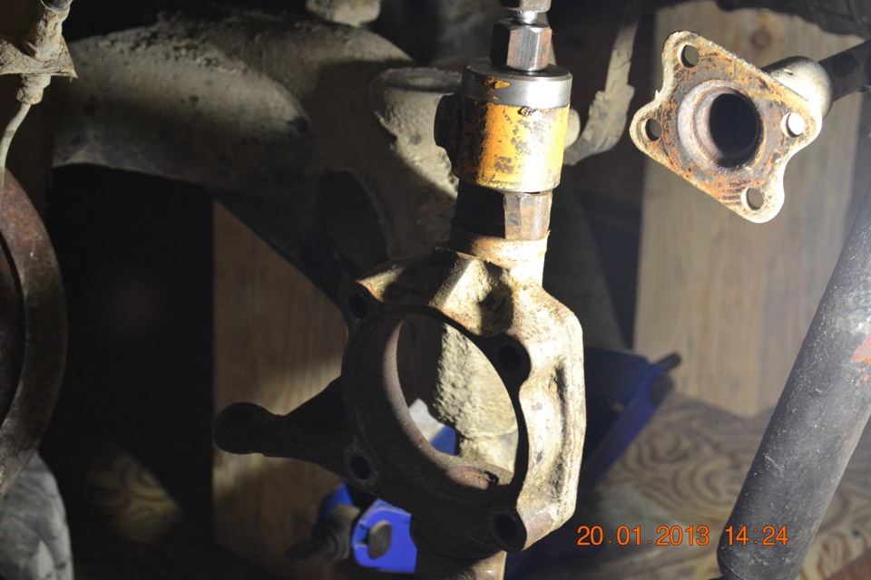 Дефектовка передней подвески — ЛуАЗ 969, 1,2 л, 1993 года | своими ...