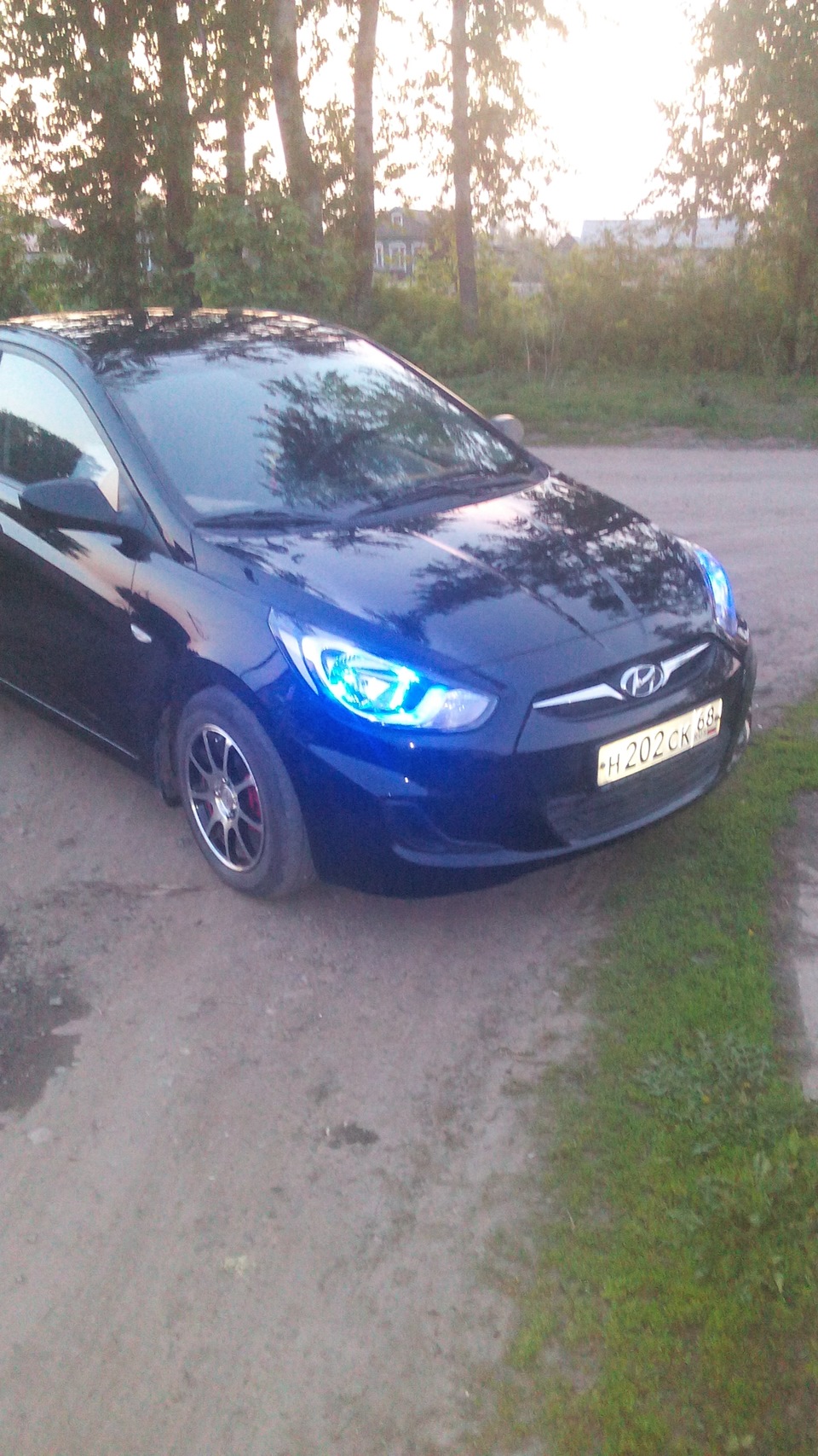 Габариты — Hyundai Solaris, 1,4 л, 2012 года | стайлинг | DRIVE2