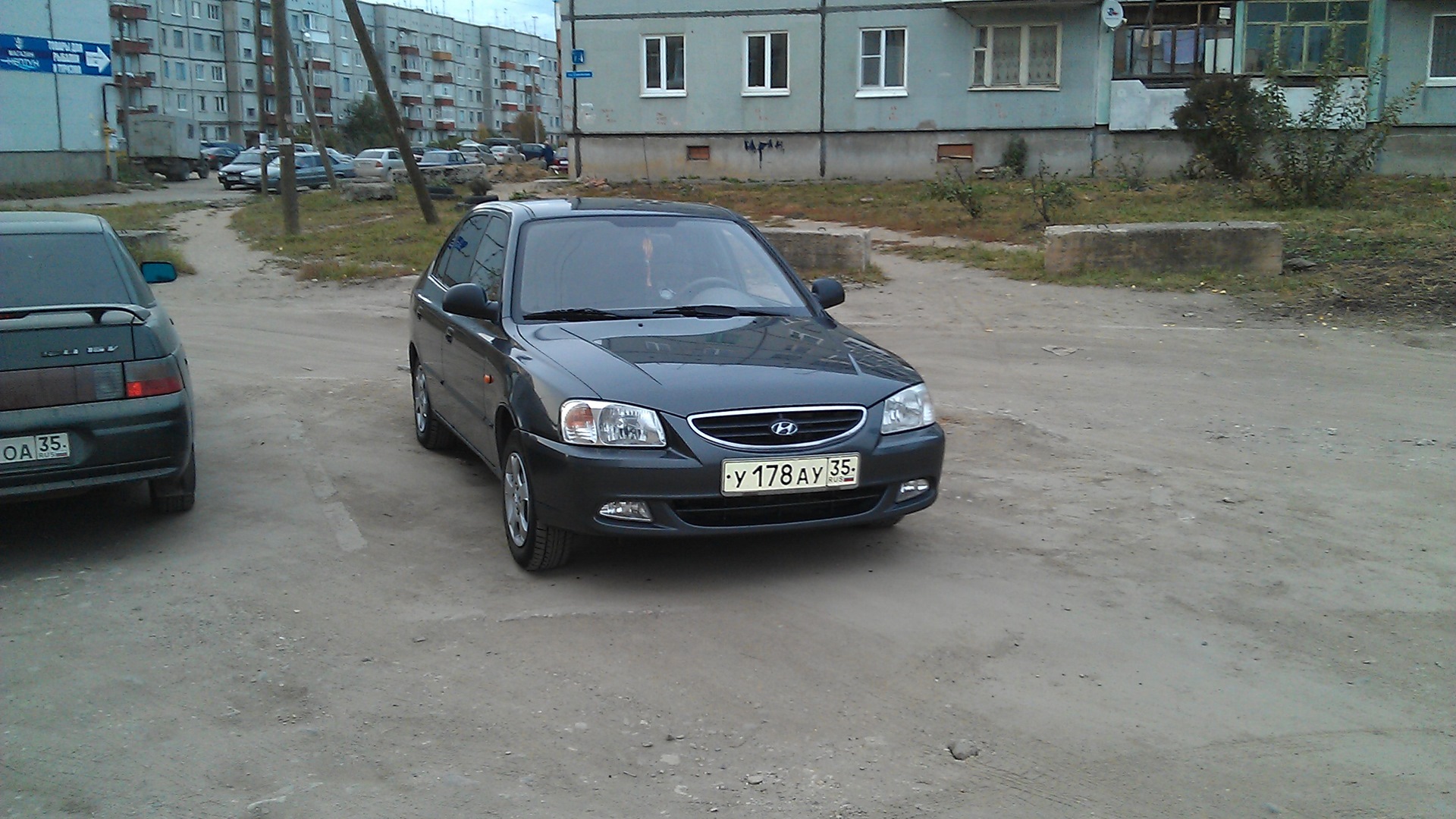 Hyundai Accent (2G) 1.5 бензиновый 2008 | Dark-grey на DRIVE2