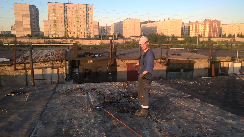 Ремонт крыши в гараже. — DRIVE2