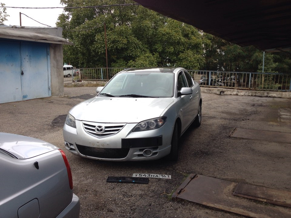 Боковой подиум под номер — Mazda 3 (1G) BK, 2,3 л, 2004 года | тюнинг ...