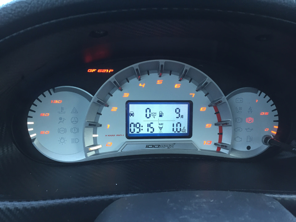 Новая комбинация приборов! — Lada Приора универсал, 1,6 л, 2010 года ...