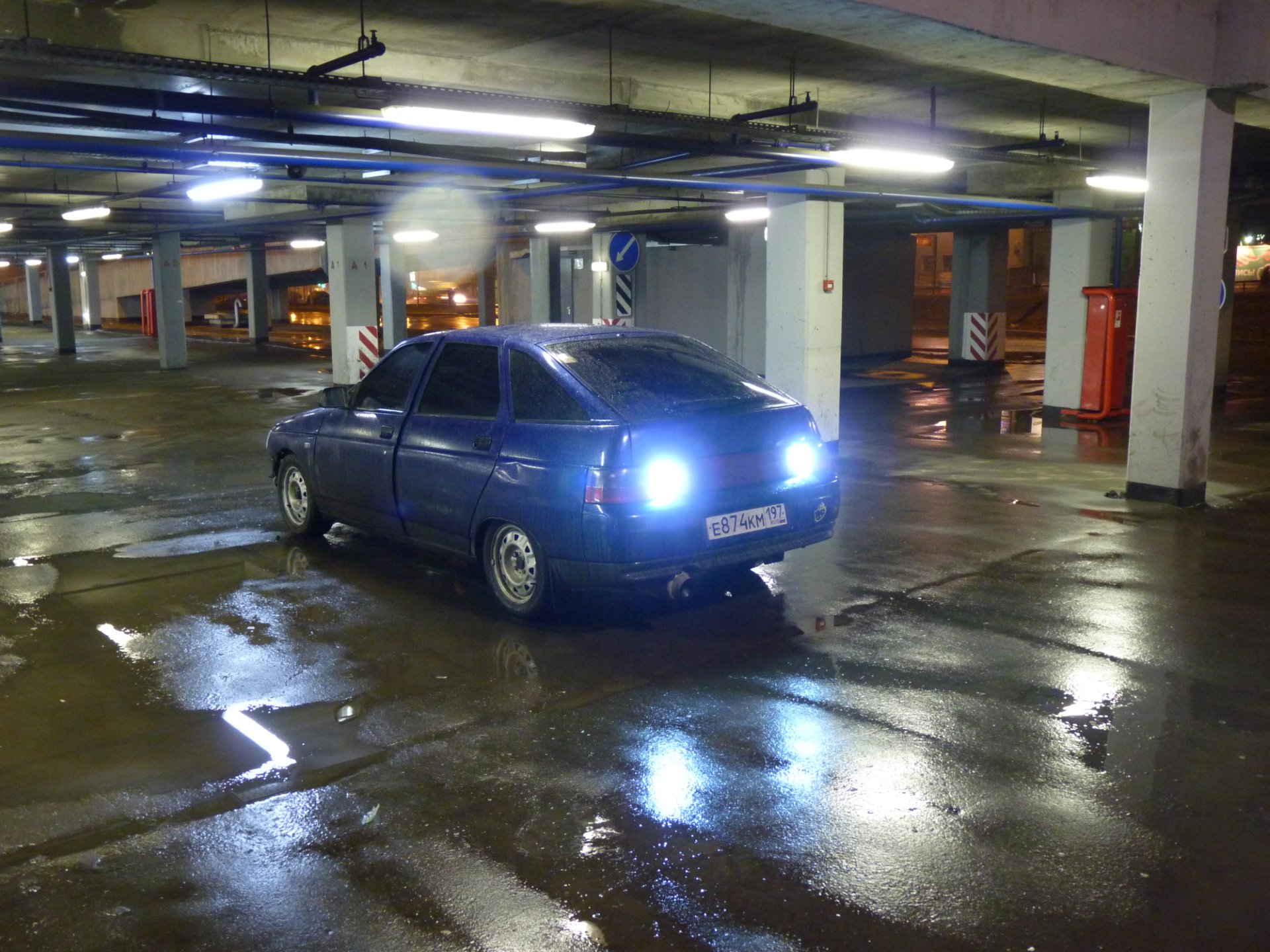 ксенон в задний ход 6000к н7 — Lada 21120, 1,5 л, 2002 года ...