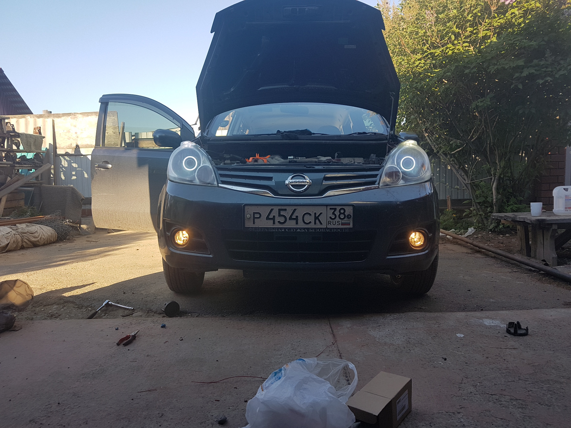 Птф. Вариант 1 — Nissan Note (1G), 1,5 л, 2011 года | тюнинг | DRIVE2
