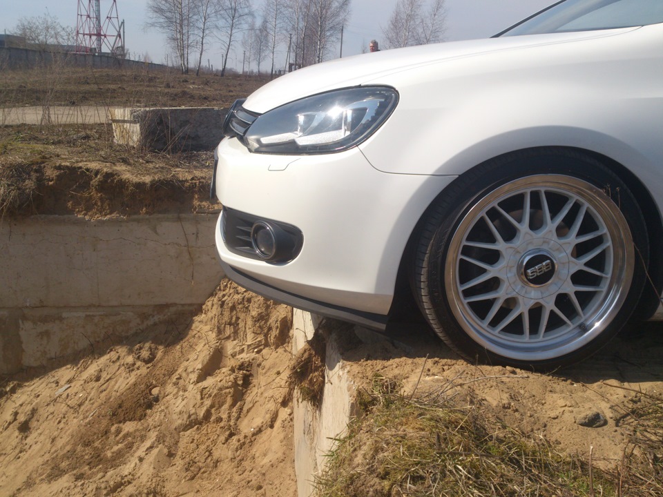 Универсальная резиновая губа — Volkswagen Golf Mk6, 1,4 л, 2011 года ...