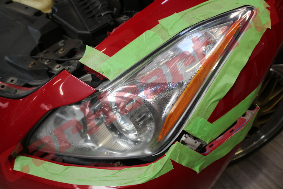 Infiniti G37S, устранение запотевания фары — CarHeart на DRIVE2