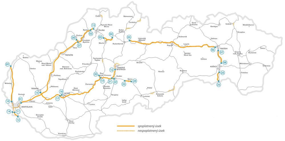 Карта платных дорог по платону