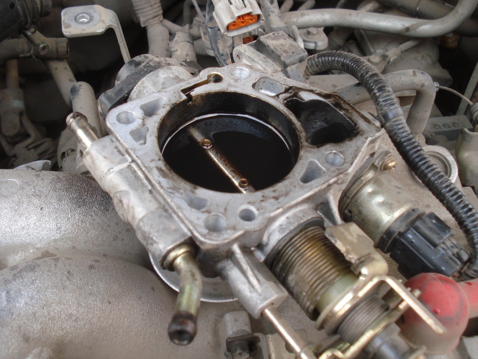 Чистка дроссельной заслонки — Subaru Legacy (BE/BH/BT), 3 л, 2002 года ...