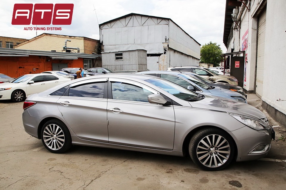 Hyundai Sonata: установка DRL в штатное место и установка ксенона в ...