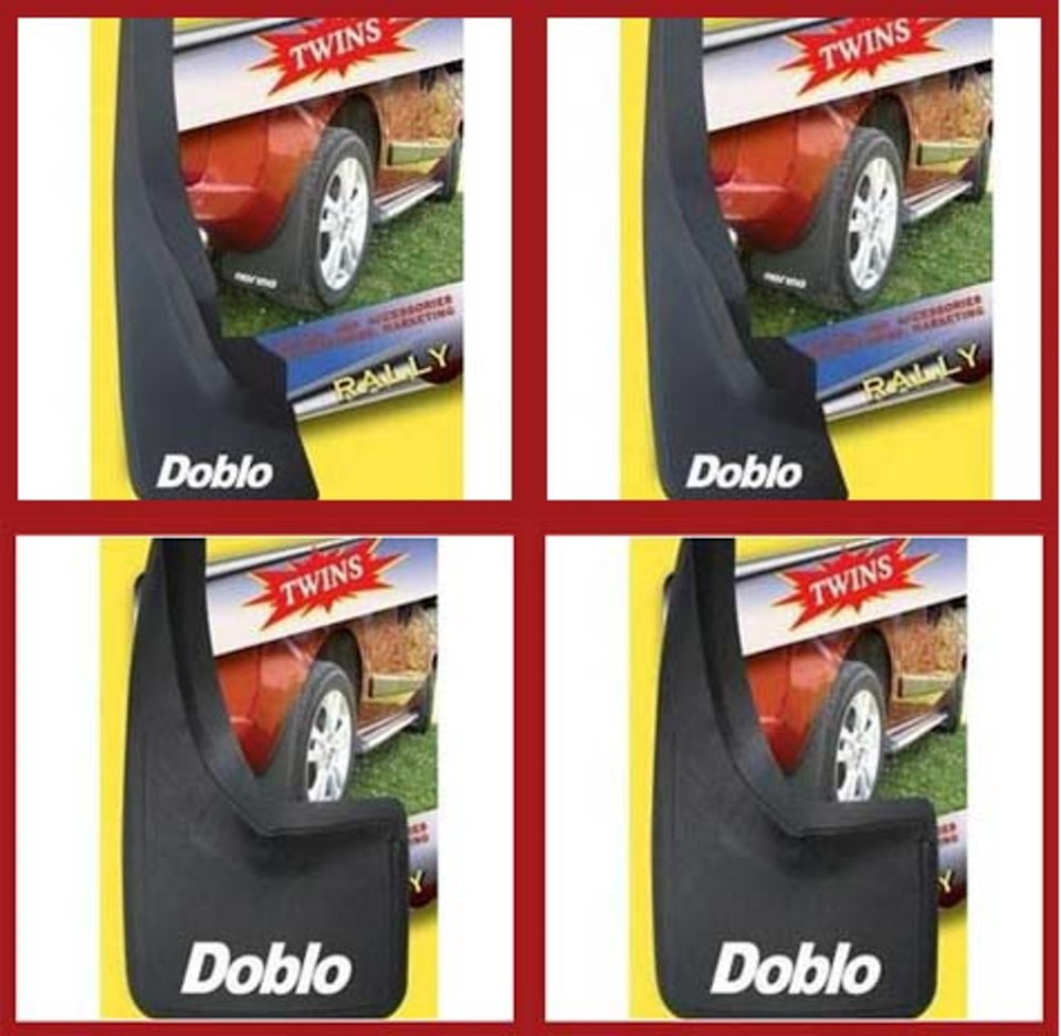 Брызговики — FIAT Doblo (1G), 1,4 л, 2008 года | стайлинг | DRIVE2