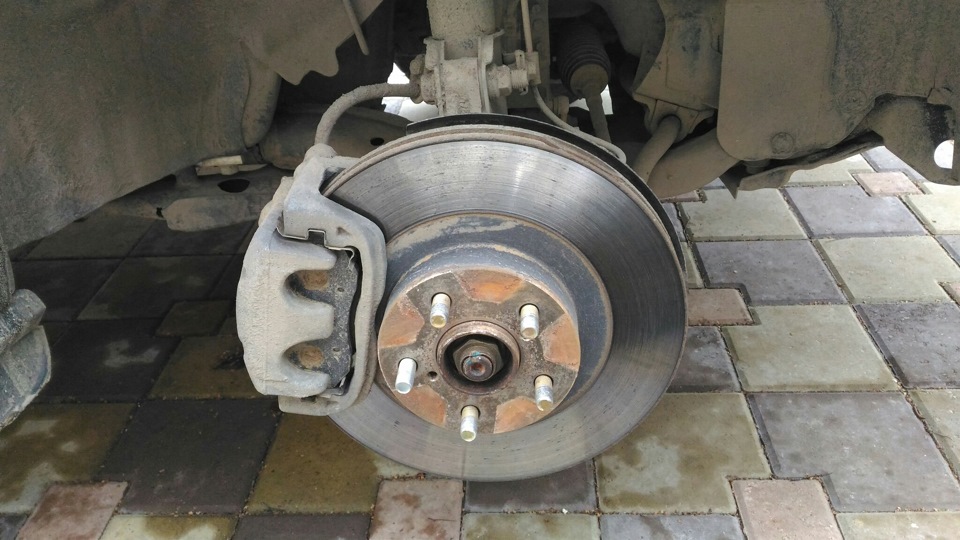 Поставил обычные передние диски TRW и пожалел( всего 10,000км — Subaru ...